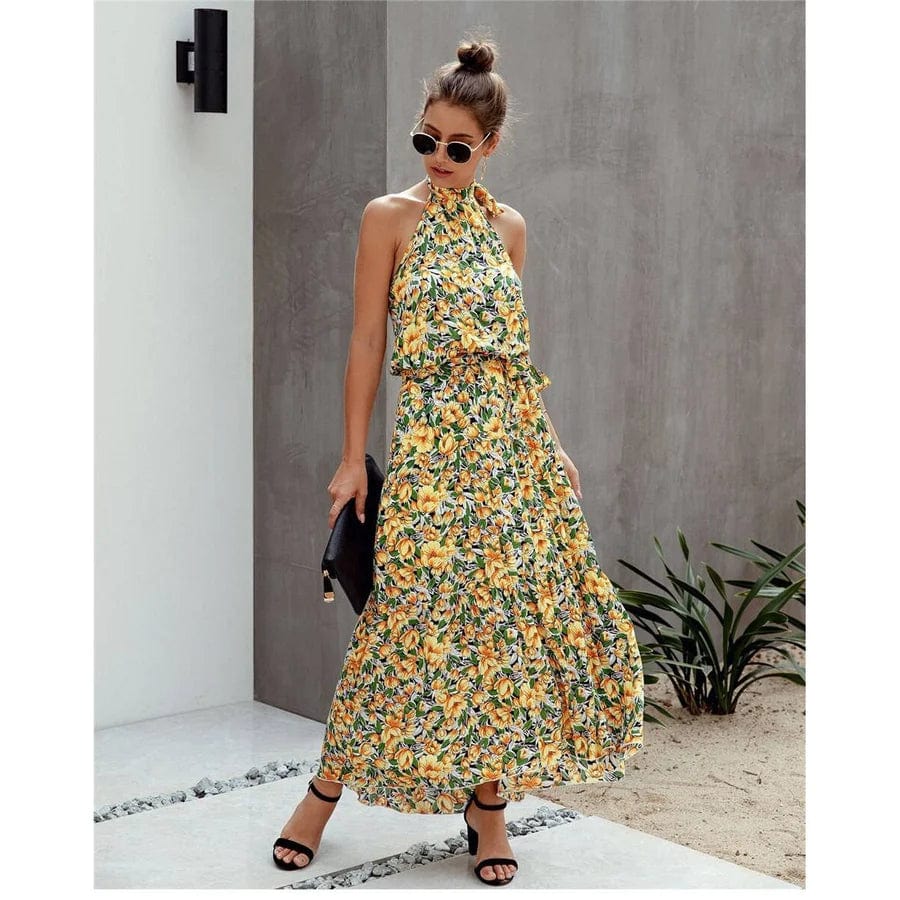 Kolorowa Sukienka Ibiza