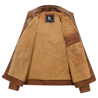 Kurtka Bikerska z Fleece