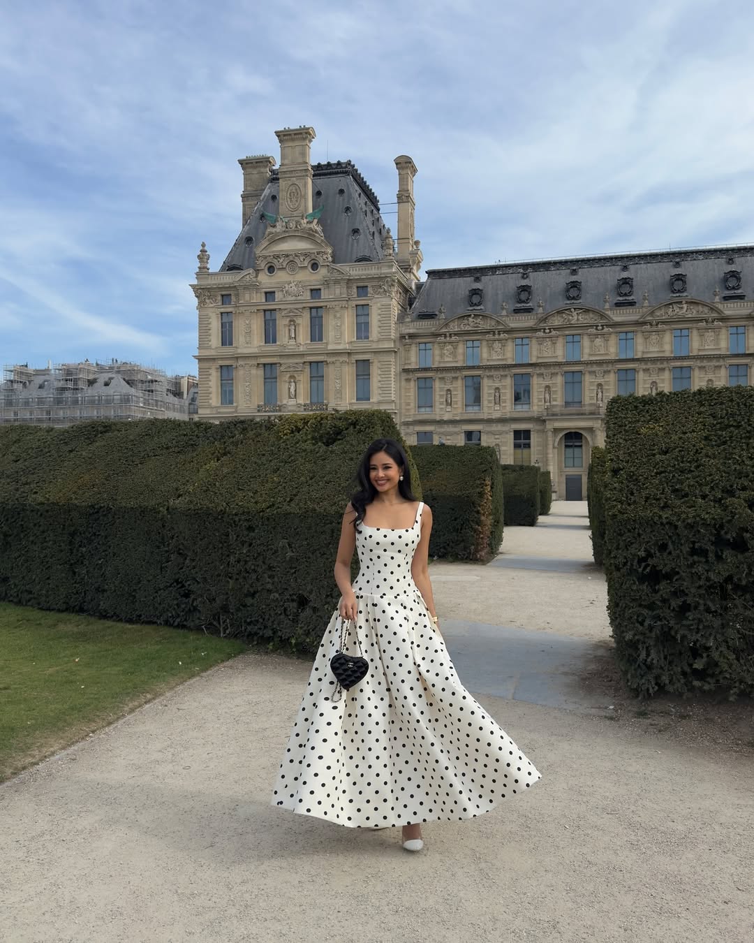 Sukienka Maxi w Groszki