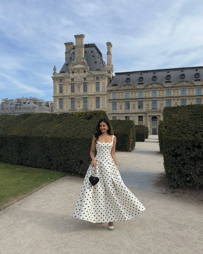 Sukienka Maxi w Groszki