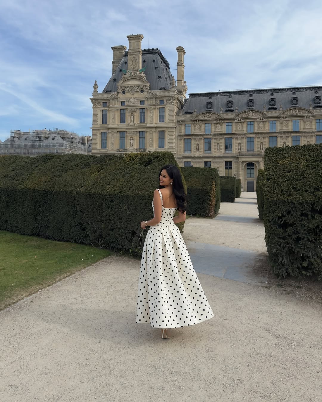 Sukienka Maxi w Groszki