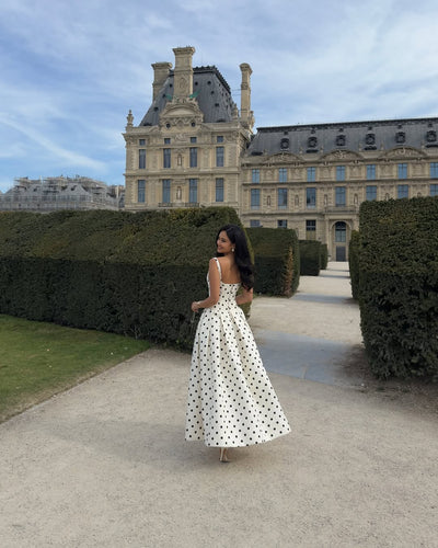 Sukienka Maxi w Groszki