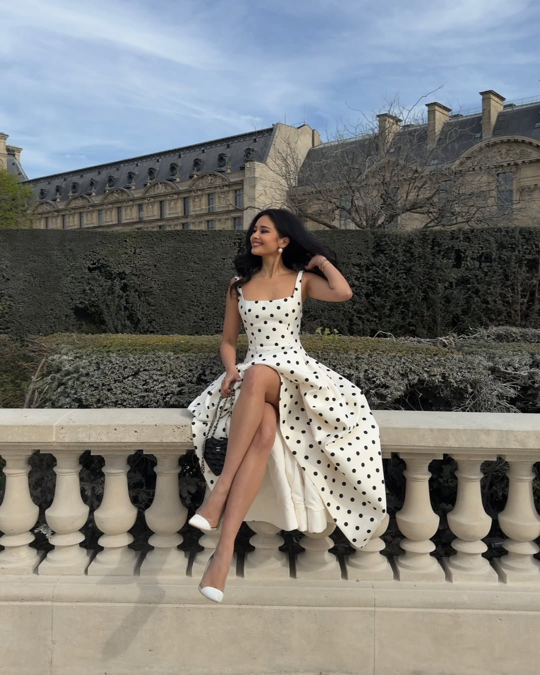 Sukienka Maxi w Groszki