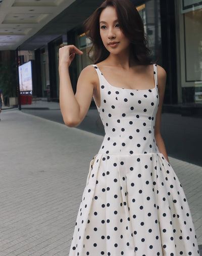 Sukienka Maxi w Groszki