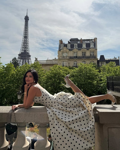 Sukienka Maxi w Groszki