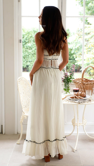 Grace | Zestaw Maxi z Falbanami